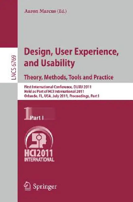 Design, User Experience, and Usability. Theory, Methods, Tools and Practice (English, Aaron Marcus)
