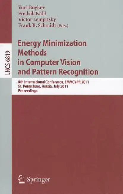 Energy Minimization Methods in Computer Vision and Pattern Recognition (English, Yuri Boykov | Fredrik Kahl | Victor Lempitsky)