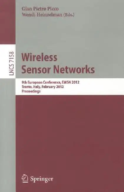 Wireless Sensor Networks (English, Gian Pietro Picco | Wendi Heinzelman)