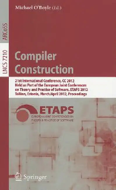 Compiler Construction (English, Michael O'Boyle)