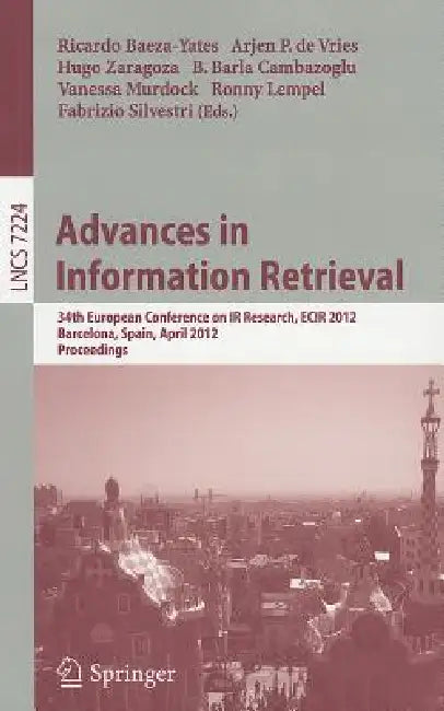 Advances in Information Retrieval (English, Ricardo Baeza-Yates | Arjen P. De Vries | Hugo Zaragoza)