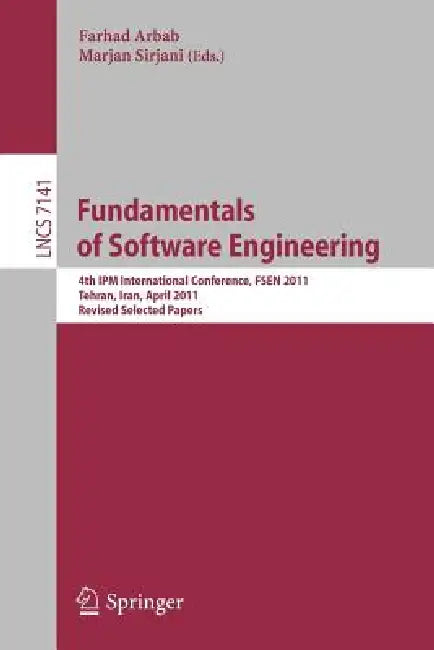 Fundamentals of Software Engineering (English, Farhad Arbab | Marjan Sirjani)