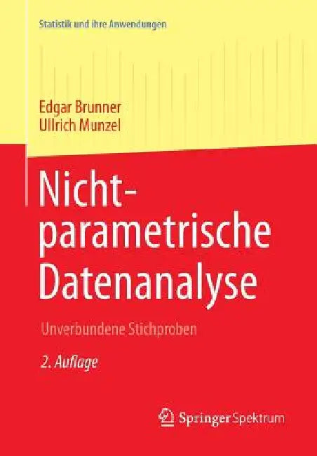 Nichtparametrische Datenanalyse (English, Edgar Brunner | Ullrich Munzel)