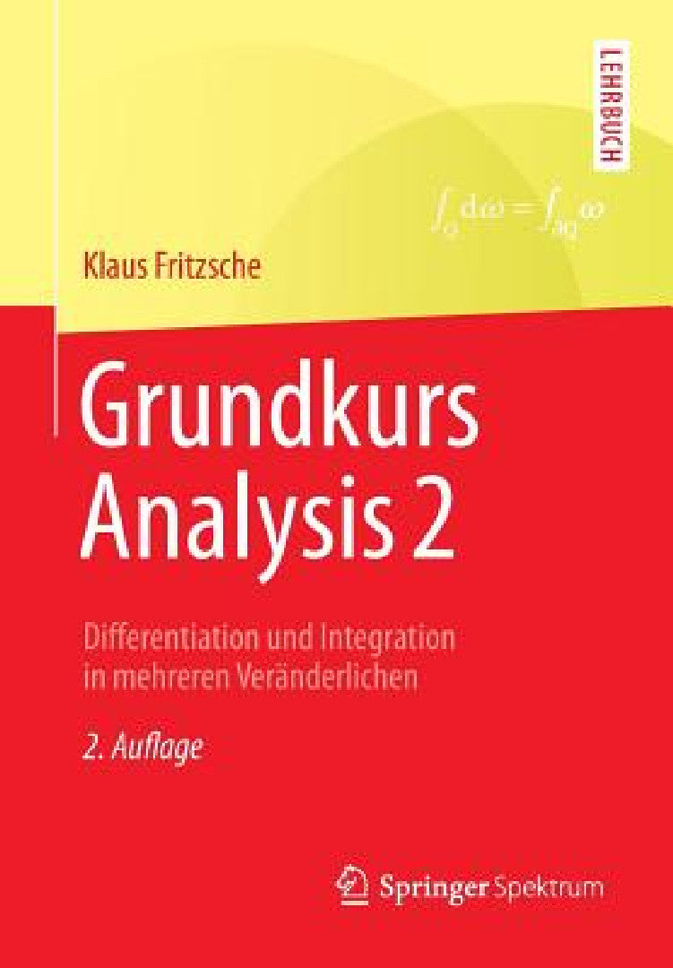 Grundkurs Analysis 2 (English, Klaus Fritzsche)