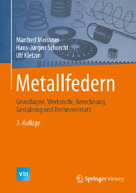 Metallfedern (English, Manfred Meissner | Hans-Jürgen Schorcht | Ulf Kletzin)