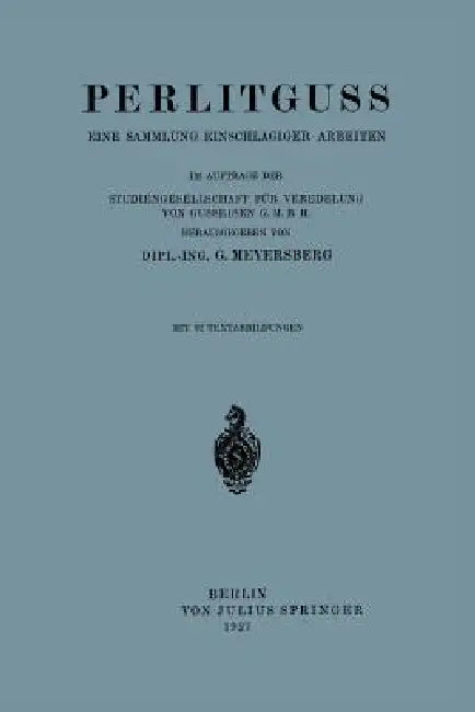 Perlitguss (English, G. Meyersberg)