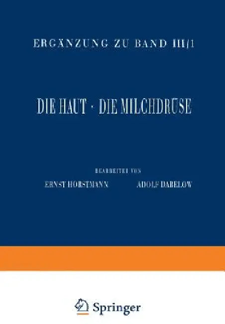 Haut Und Sinnesorgane (English, Ernst Horstmann | Adolf Dabelow)