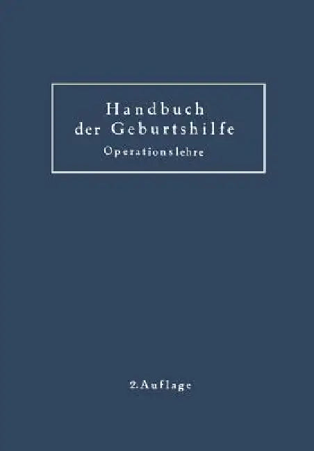 Geburtshilfliche Operationslehre (English, K. Baisch | M. Hofmeier | W. Zangemeister)
