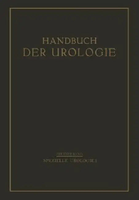 Speƶielle Urologie (English, Th Cohn | P. Frangenheim | H. Gebele)