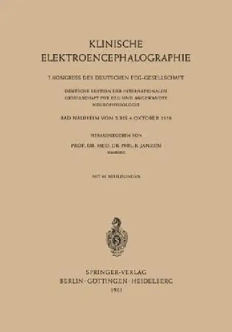 Klinische Elektroencephalographie (English, Rudolf Janzen)