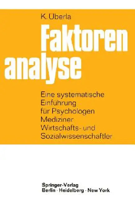 Faktorenanalyse (English, K. Überla)