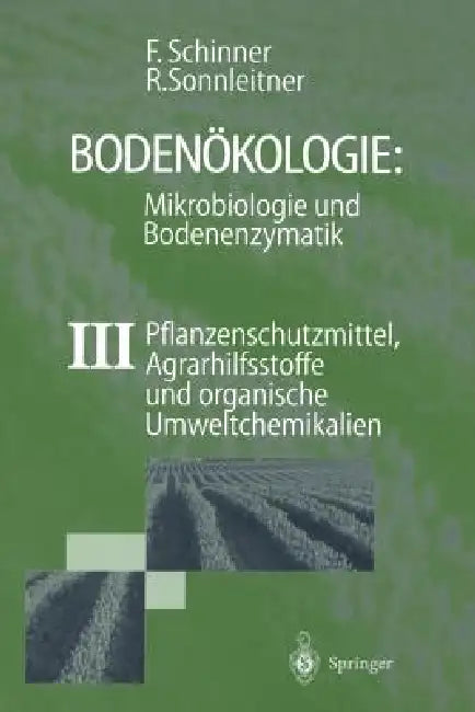 Bodenökologie (English, Franz Schinner | Renate Sonnleitner)