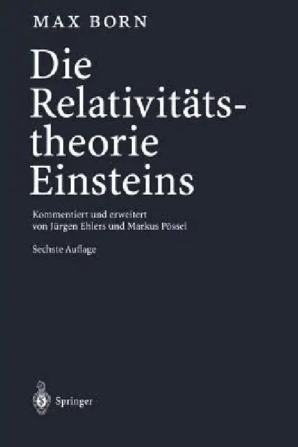 Die Relativitätstheorie Einsteins (English, Max Born)