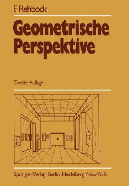 Geometrische Perspektive (English, F. Rehbock)
