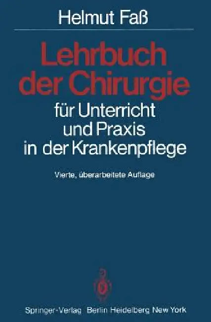 Lehrbuch Der Chirurgie (English, C. Simon-Oppermann | H. Fass)