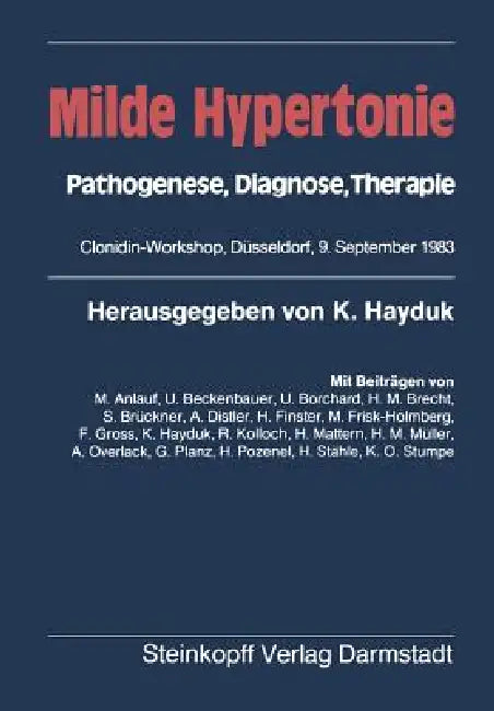 Milde Hypertonie (English, K. Hayduk | F. Gross)