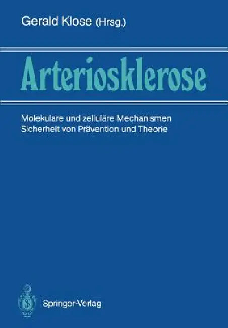 Arteriosklerose (English, Gerald Klose)