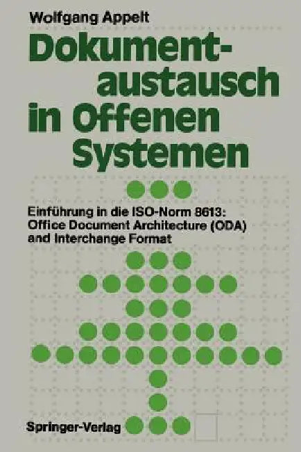 Dokumentaustausch in Offenen Systemen (English, Wolfgang Appelt)