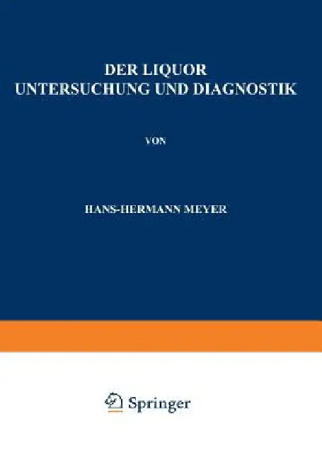 Der Liquor (English, H. -H Meyer)