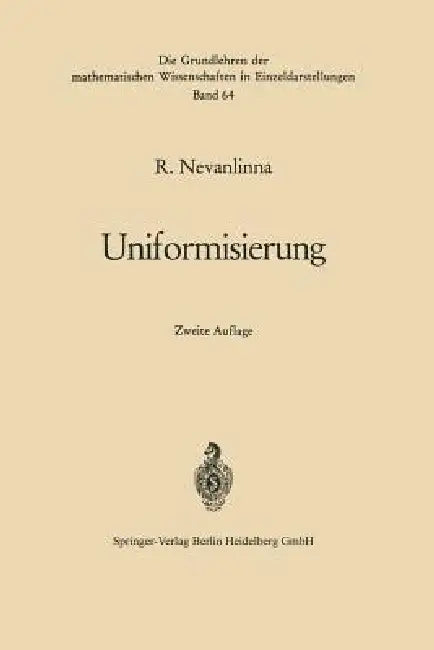 Uniformisierung (English, Rolf Nevanlinna)