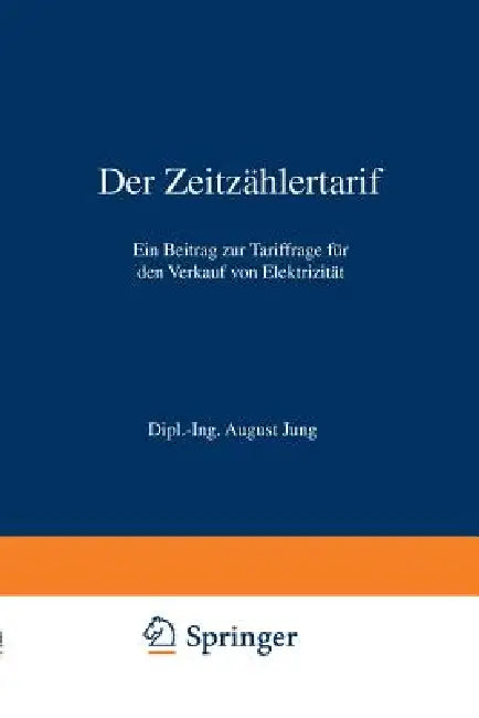 Der Zeitzählertarif (English, August Jung)