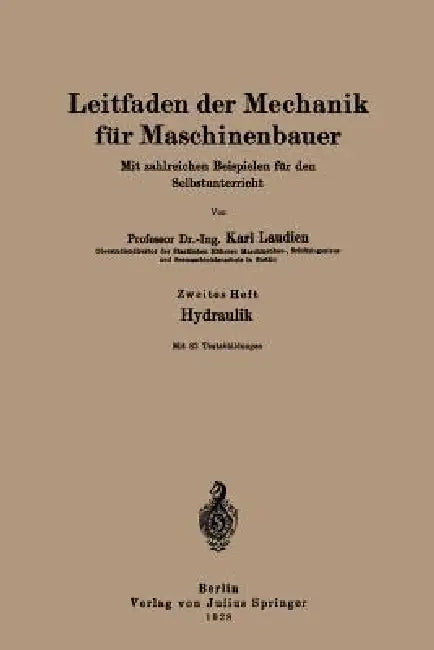 Leitfaden Der Mechanik Für Maschinenbauer (English, Karl Laudien)