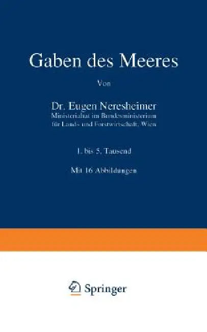 Gaben Des Meeres (English, Eugen Neresheimer)