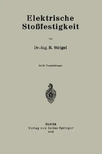 Elektrische Stoßfestigkeit (English, R. Strigel)
