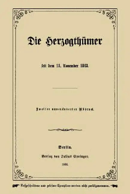 Die Herzogthümer (English, Na Ungern-Sternberg)