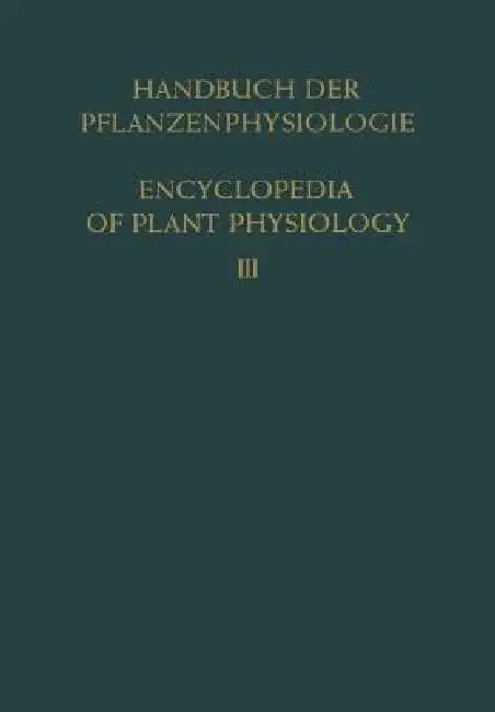 Pflanze Und Wasser / Water Relations of Plants (English, O. Stocker)
