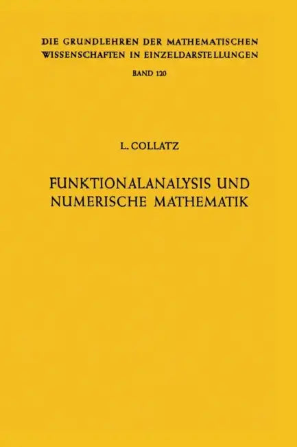 Funktionalanalysis Und Numerische Mathematik (English, Lothar Collatz)