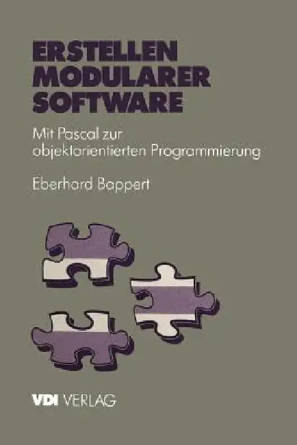 Erstellen Modularer Software (English, Eberhard Bappert)
