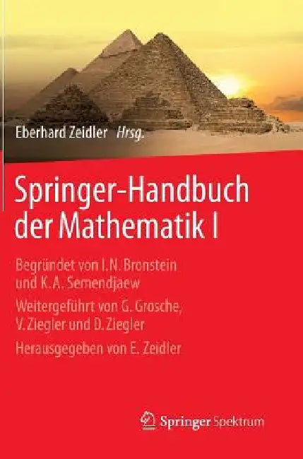 Springer-Handbuch Der Mathematik I (English, Eberhard Zeidler | Eberhard Zeidler)