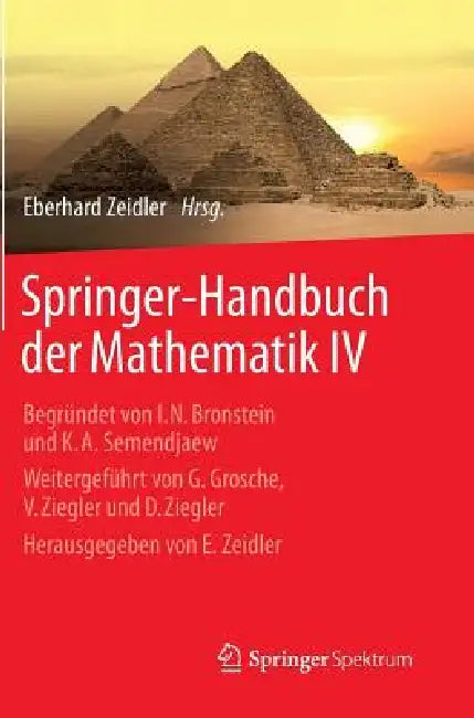 Springer-Handbuch Der Mathematik IV (English, Eberhard Zeidler | Eberhard Zeidler)