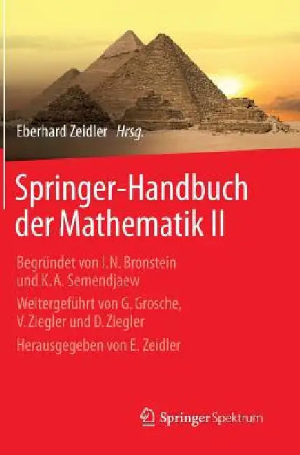 Springer-Handbuch Der Mathematik II (English, Eberhard Zeidler | Eberhard Zeidler)