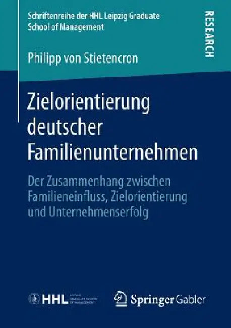 Zielorientierung Deutscher Familienunternehmen (English, Philipp Stietencron)