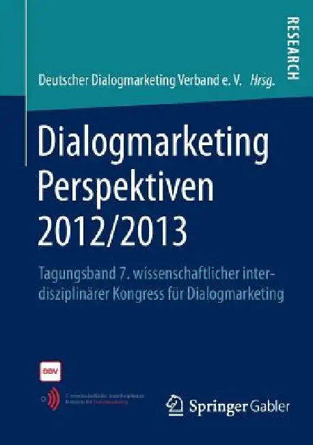 Dialogmarketing Perspektiven 2012/2013 (English, Deutscher Dialogmarketing Verband E. V.)