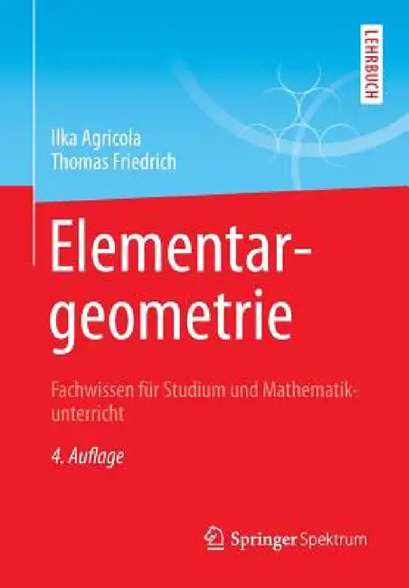 Elementargeometrie (English, Ilka Agricola | Thomas Friedrich)