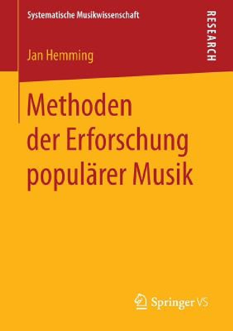 Methoden Der Erforschung Populärer Musik (English, Jan Hemming)