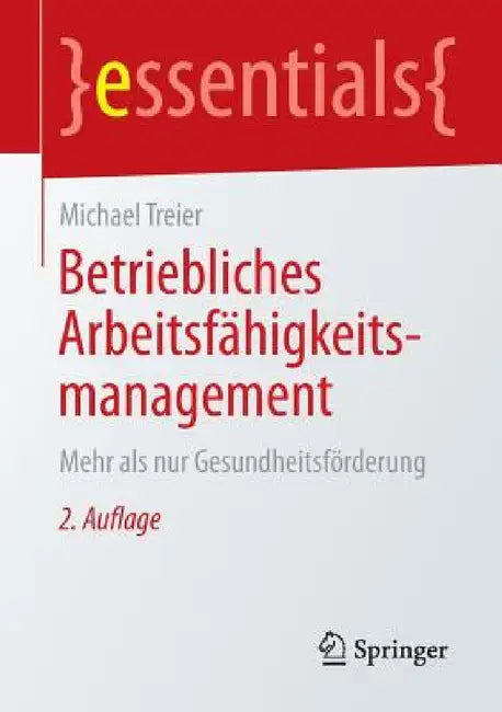 Betriebliches Arbeitsfähigkeitsmanagement (English, Michael Treier)