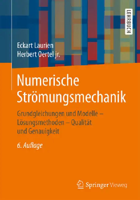 Numerische Strömungsmechanik (English, Eckart Laurien | Herbert Oertel Jr)