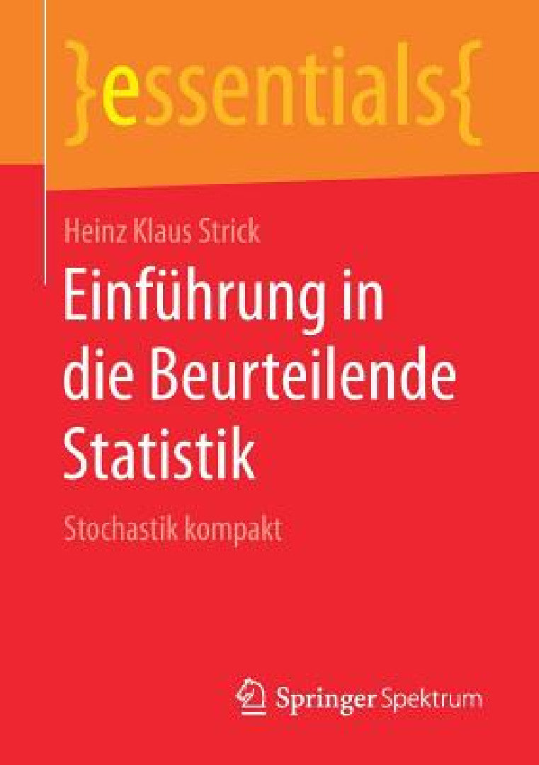 Einführung in Die Beurteilende Statistik (English, Heinz Klaus Strick)