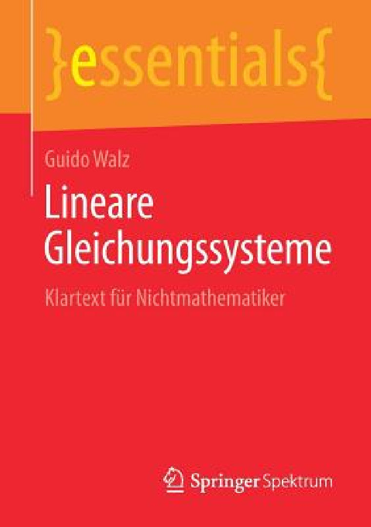 Lineare Gleichungssysteme (English, Guido Walz)