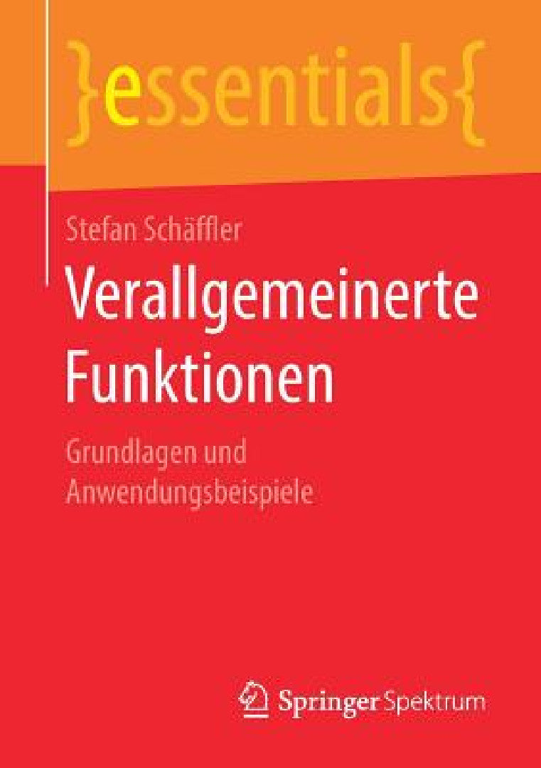Verallgemeinerte Funktionen (English, Stefan Schäffler)