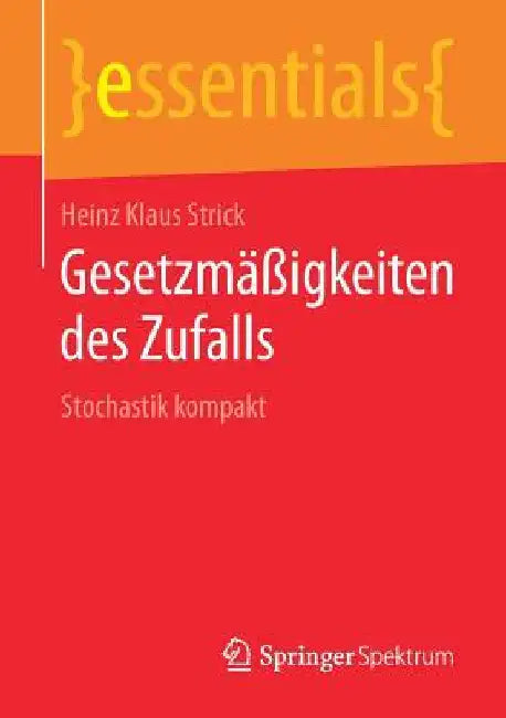 Gesetzmäßigkeiten Des Zufalls (English, Heinz Klaus Strick)