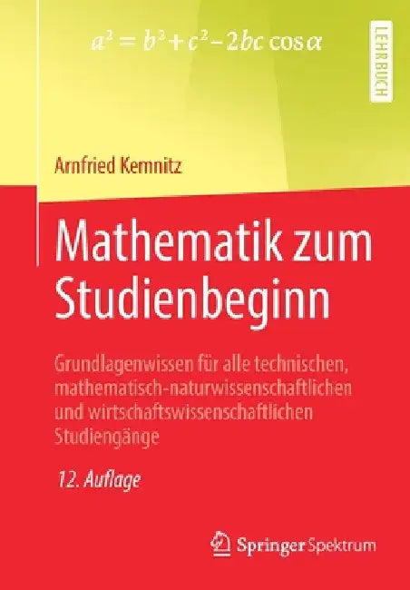 Mathematik Zum Studienbeginn (English, Arnfried Kemnitz)