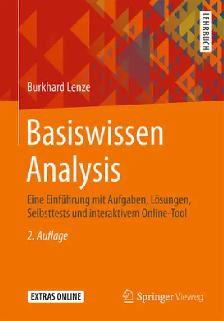 Basiswissen Analysis (English, Burkhard Lenze)