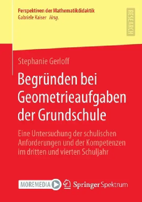 Begründen Bei Geometrieaufgaben Der Grundschule (English, Stephanie Gerloff)