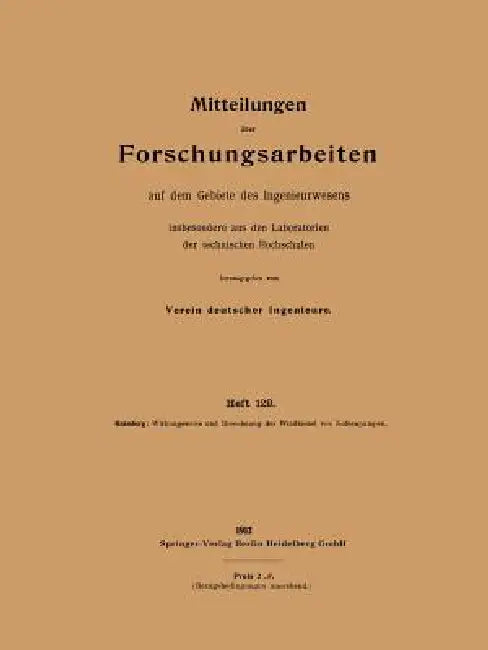 Wirkungsweise Und Berechnung Der Windkessel Von Kolbenpumpen (English, Anton Gramberg)