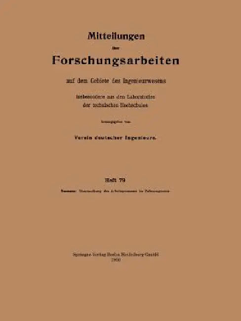 Untersuchung Des Arbeitsprozesses Im Fahrzeugmotor (English, Kurt Neumann)